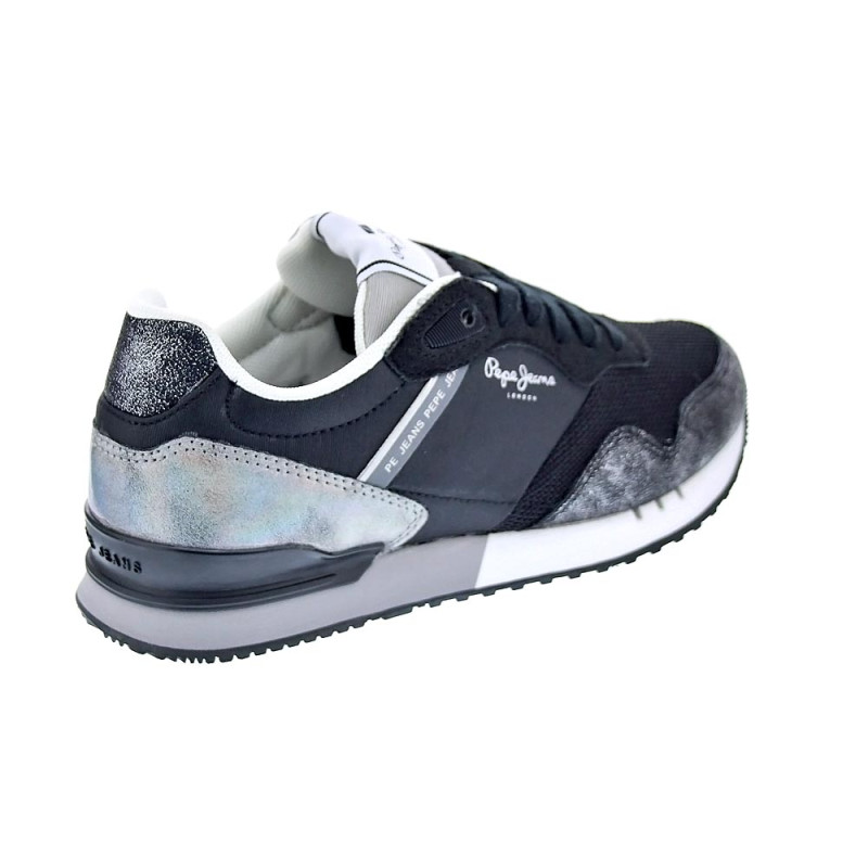 Zapatillas Pepe Jeans zapatos Mujer modelo London Smart Negro 