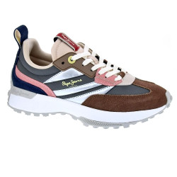 Zapatillas Pepe Jeans zapatos Mujer modelo Lucky Grand Marrón  2