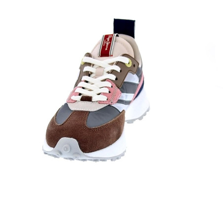 Zapatillas Pepe Jeans zapatos Mujer modelo Lucky Grand Marrón 