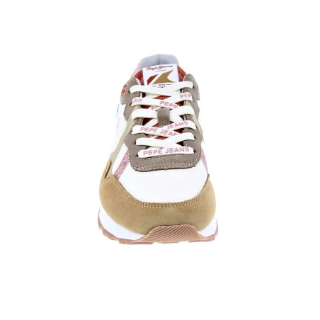 Zapatillas Pepe Jeans zapatos Mujer modelo Brit Print Beige 