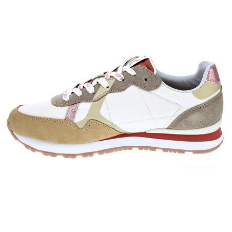 Zapatillas Pepe Jeans zapatos Mujer modelo Brit Print Beige 