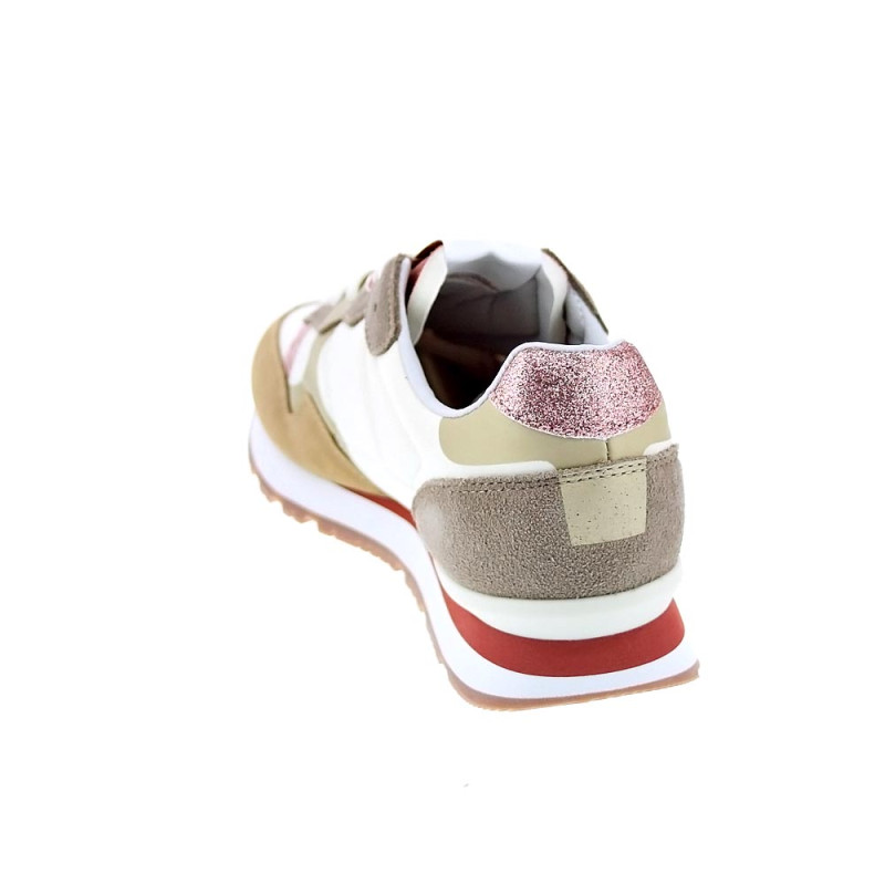 Zapatillas Pepe Jeans zapatos Mujer modelo Brit Print Beige 