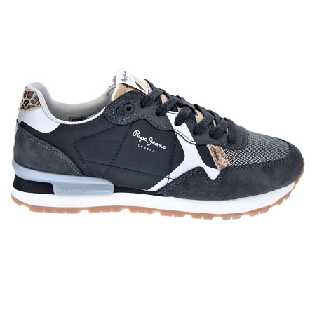 Zapatillas Pepe Jeans zapatos Mujer modelo Brit Print Negro 