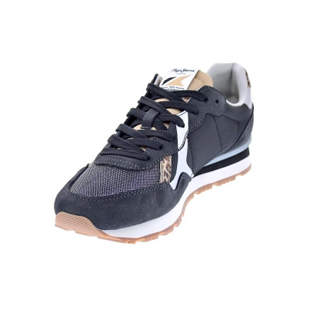 Zapatillas Pepe Jeans zapatos Mujer modelo Brit Print Negro 