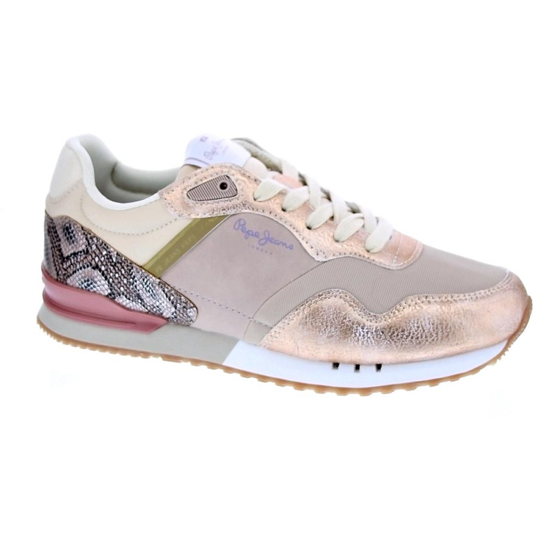 Zapatillas Pepe Jeans zapatos Mujer modelo London Rider Rosa 