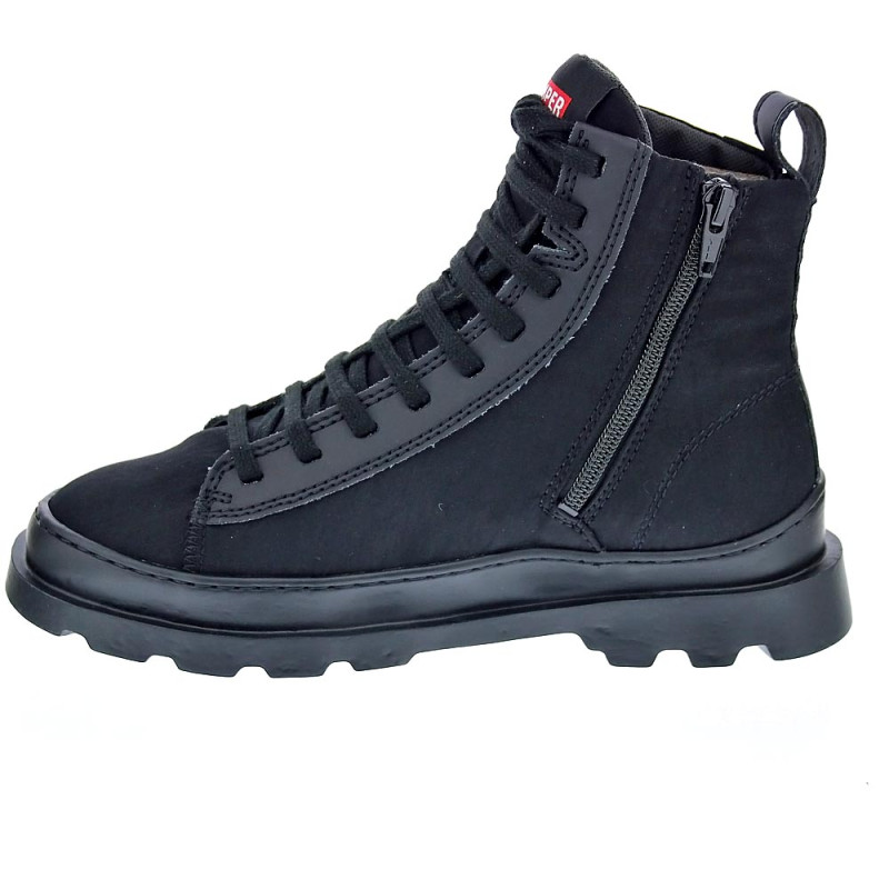 Botines Camper zapatos Mujer modelo Brutus Negro 