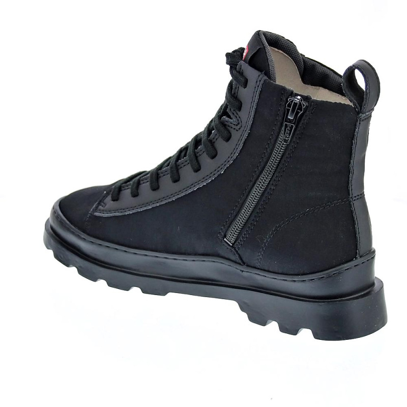 Botines Camper zapatos Mujer modelo Brutus Negro 