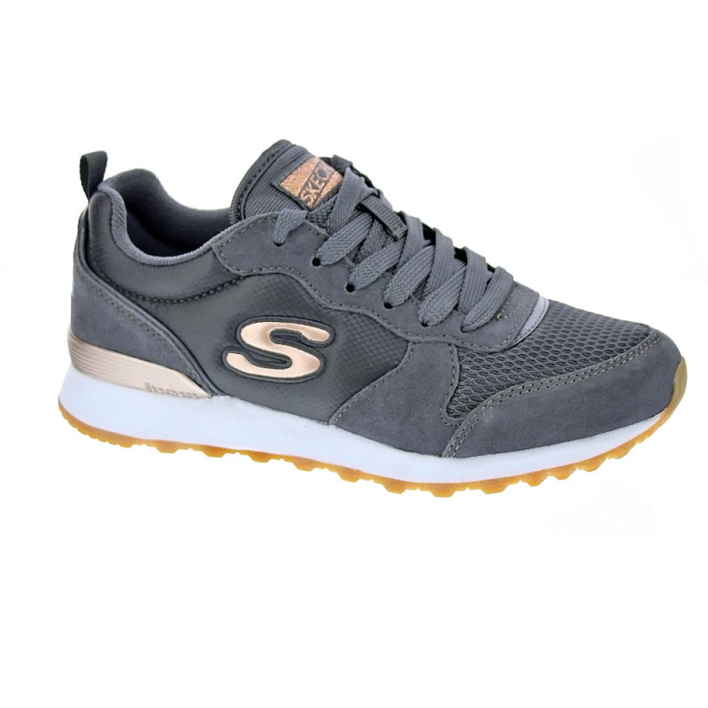 Zapatillas Skechers zapatos Mujer modelo Og 85 Gold Gris 