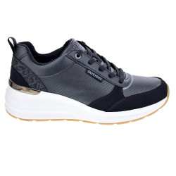 Zapatillas Skechers zapatos Mujer modelo Billion Negro 