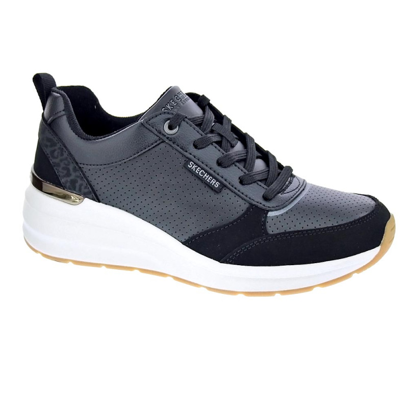 Zapatillas Skechers zapatos Mujer modelo Billion Negro 