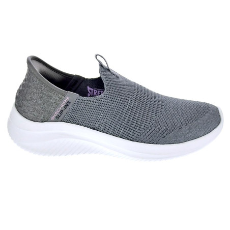 Mocasines Skechers zapatos Mujer modelo Slip-ins Sports Gris 