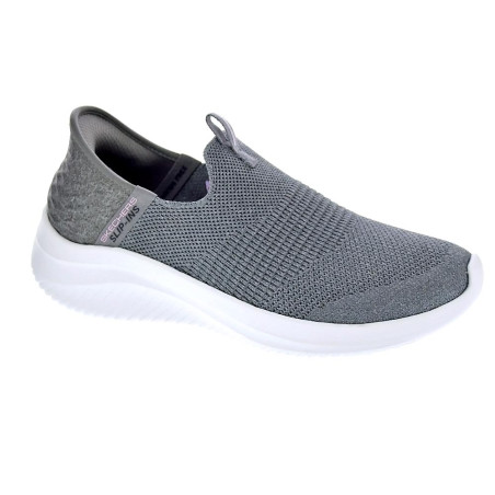 Mocasines Skechers zapatos Mujer modelo Slip-ins Sports Gris 