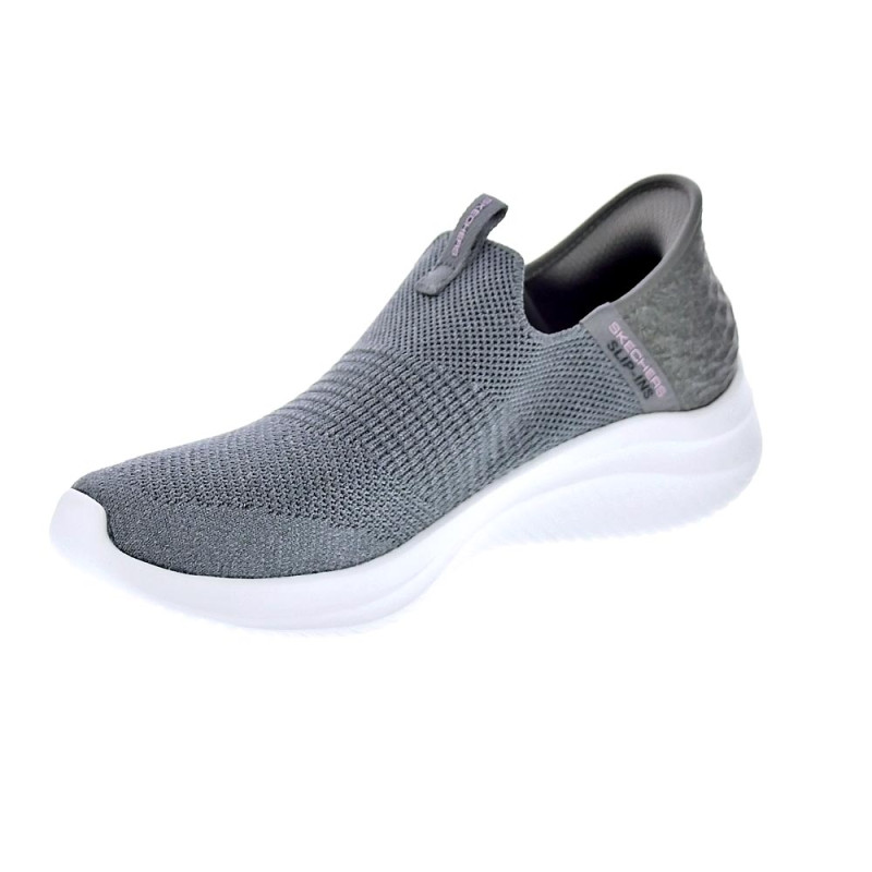 Mocasines Skechers zapatos Mujer modelo Slip-ins Sports Gris 