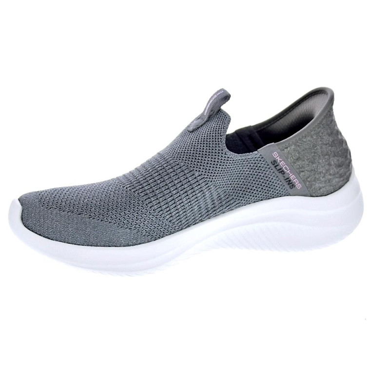 Mocasines Skechers zapatos Mujer modelo Slip-ins Sports Gris 