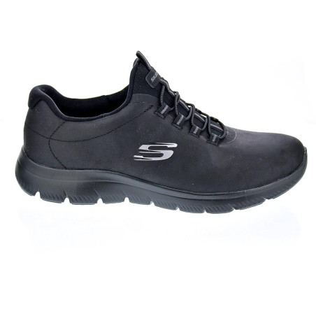 Zapatillas Skechers zapatos Mujer modelo Summits Negro Elástico