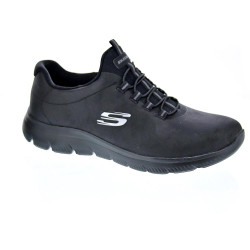 Zapatillas Skechers zapatos Mujer modelo Summits Negro Elástico 2