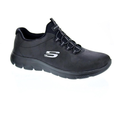 Zapatillas Skechers zapatos Mujer modelo Summits Negro Elástico