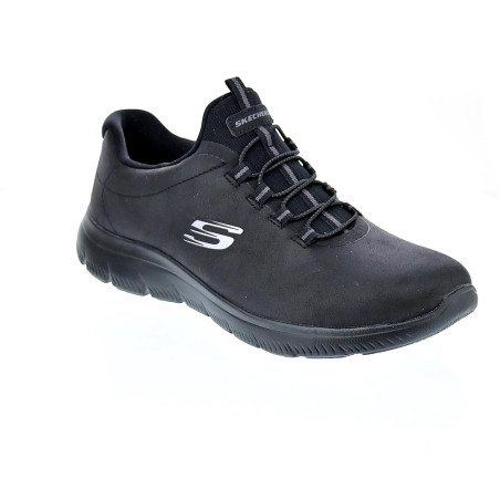 Zapatillas Skechers zapatos Mujer modelo Summits Negro Elástico