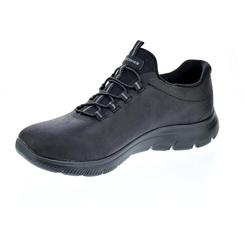 Zapatillas Skechers zapatos Mujer modelo Summits Negro Elástico