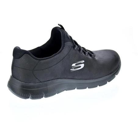 Zapatillas Skechers zapatos Mujer modelo Summits Negro Elástico