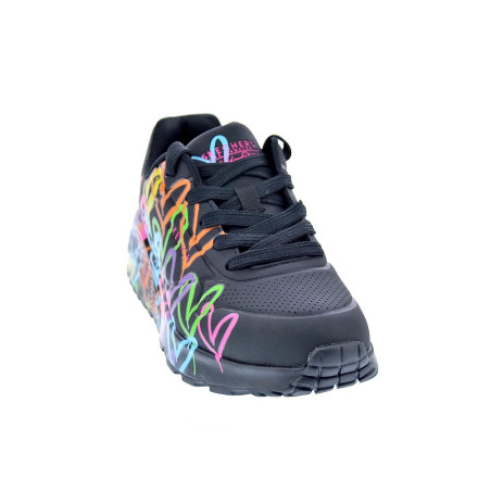 Zapatillas Skechers zapatos Niña modelo Street Negro 