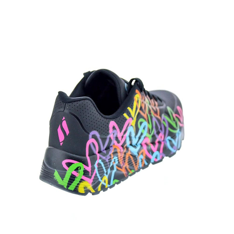 Zapatillas Skechers zapatos Niña modelo Street Negro 