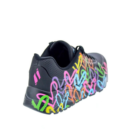 Zapatillas Skechers zapatos Niña modelo Street Negro 