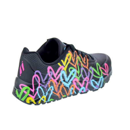 Zapatillas Skechers zapatos Niña modelo Street Negro 