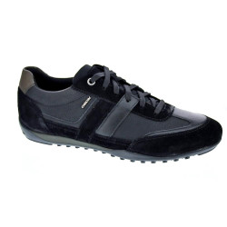 Zapatillas Geox zapatos Hombre modelo Wells Negro  2