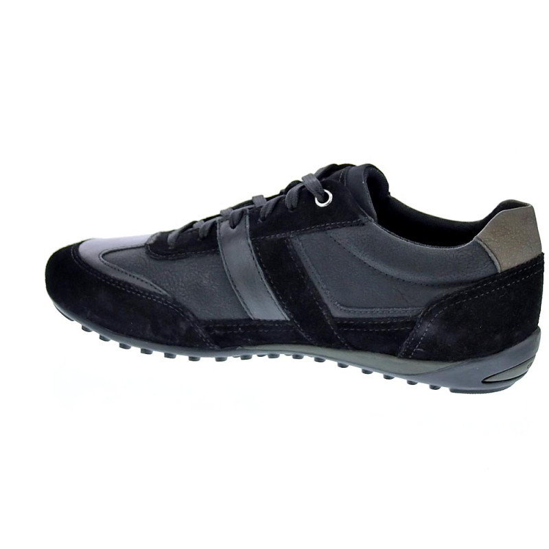 Zapatillas Geox zapatos Hombre modelo Wells Negro 