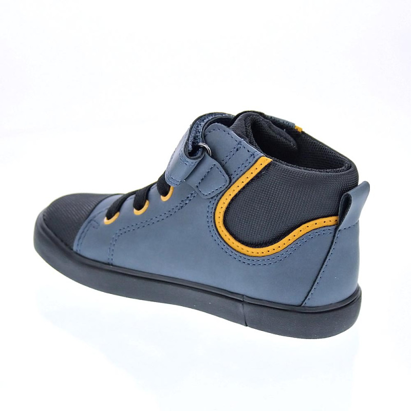 Botines Geox zapatos Niño modelo Gisli Azul 