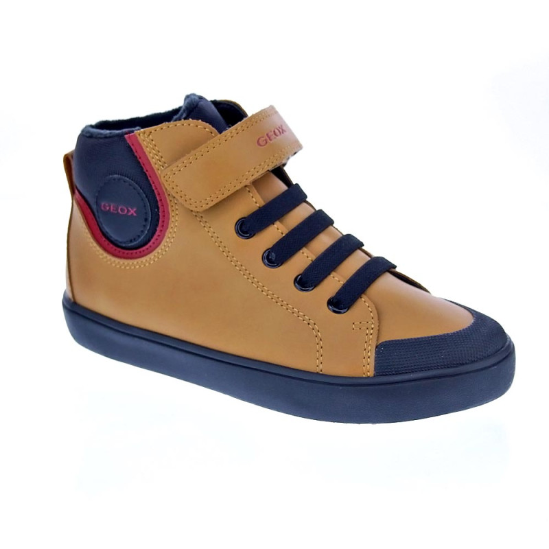 Botines Geox zapatos Niño modelo Gisli Amarillo 