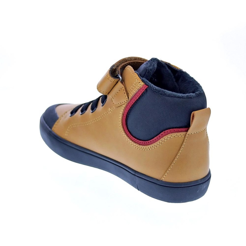 Botines Geox zapatos Niño modelo Gisli Amarillo 
