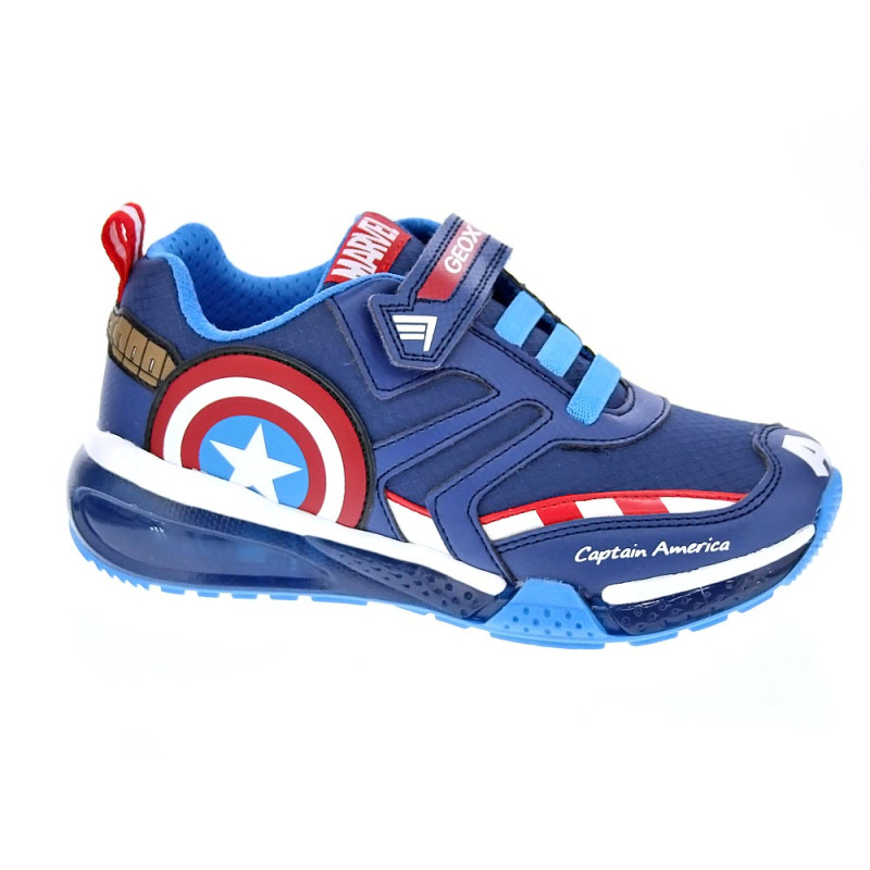 Zapatillas Geox zapatos Niño modelo Bayonyc Azul 