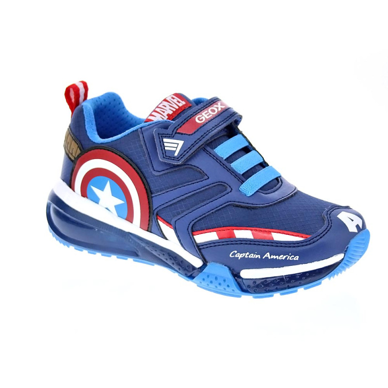 Zapatillas Geox zapatos Niño modelo Bayonyc Azul 
