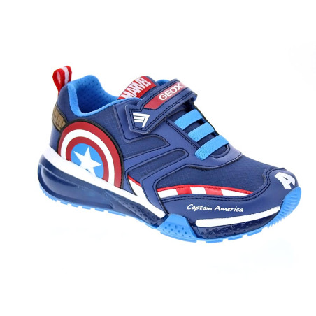Zapatillas Geox zapatos Niño modelo Bayonyc Azul 