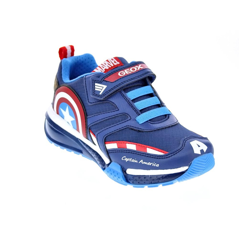 Zapatillas Geox zapatos Niño modelo Bayonyc Azul 