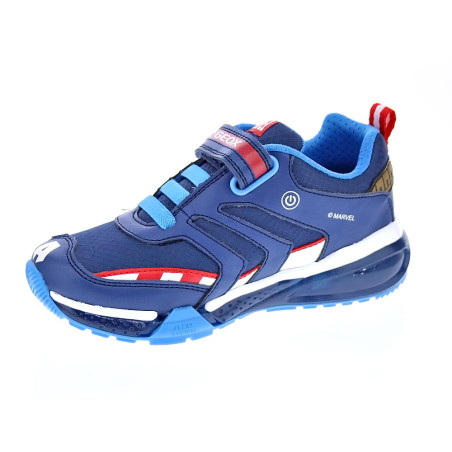 Zapatillas Geox zapatos Niño modelo Bayonyc Azul 