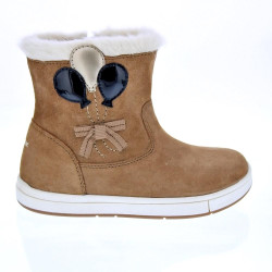 Botines Geox zapatos Niña modelo Trottola Beige 
