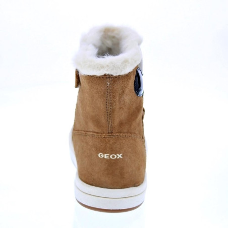 Botines Geox zapatos Niña modelo Trottola Beige 