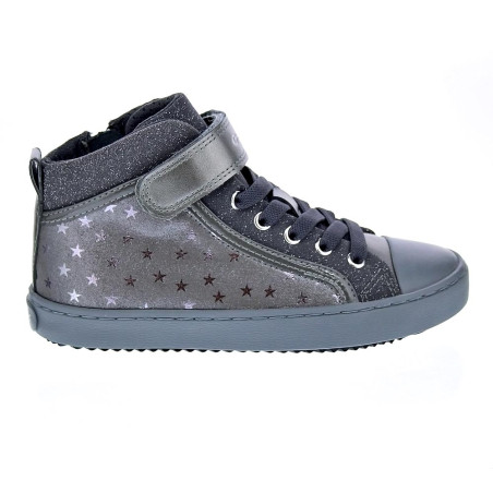 Zapatillas botas Geox zapatos Niña modelo Kalispera Gris Elástico