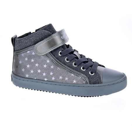 Zapatillas botas Geox zapatos Niña modelo Kalispera Gris Elástico