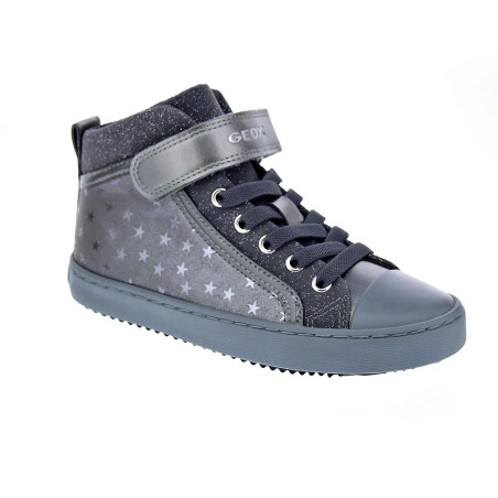 Zapatillas botas Geox zapatos Niña modelo Kalispera Gris Elástico