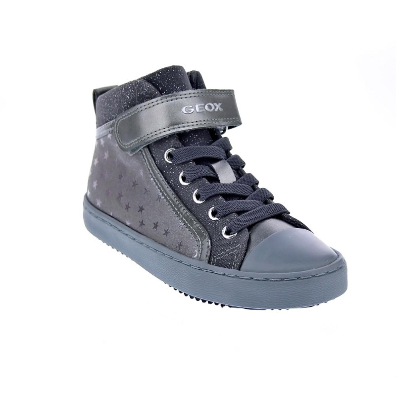 Zapatillas botas Geox zapatos Niña modelo Kalispera Gris Elástico