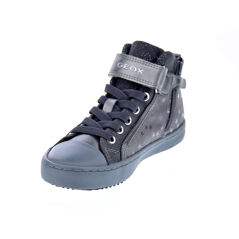 Zapatillas botas Geox zapatos Niña modelo Kalispera Gris Elástico