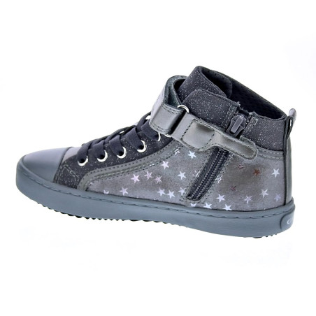 Zapatillas botas Geox zapatos Niña modelo Kalispera Gris Elástico