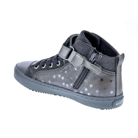 Zapatillas botas Geox zapatos Niña modelo Kalispera Gris Elástico