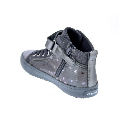 Zapatillas botas Geox zapatos Niña modelo Kalispera Gris Elástico