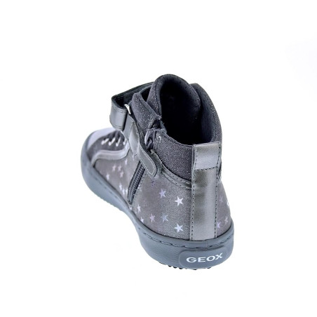 Zapatillas botas Geox zapatos Niña modelo Kalispera Gris Elástico