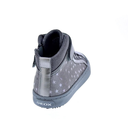 Zapatillas botas Geox zapatos Niña modelo Kalispera Gris Elástico